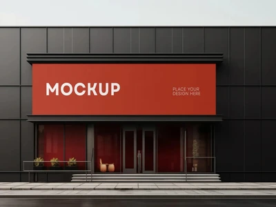 Fachadas comerciais Brasília - Fachada de loja em ACM e letreiros luminosos